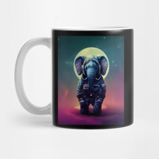 Elephant in Astronaut Costume Mug